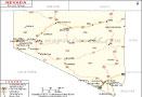 Nevada Road Map