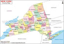 New York County Map 