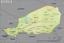 Niger Lat long Map
