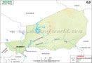 Niger Rivers Map