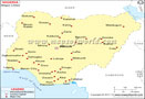 Nigeria Cities Map