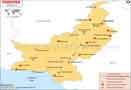 Political Map of Pakistan Airports