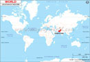 Pakistan Location in World Map