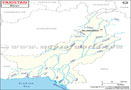 Pakistan River Map