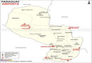 Paraguay Airports Map