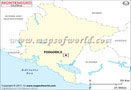 Montenegro Outline Map
