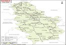 Serbia Rail Map