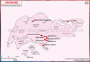 Singapore Honeymoon Destinations Map