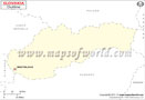 Slovakia Outline Map
