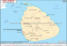 Sri Lanka Mineral Map