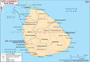 Sri Lanka Rail Map