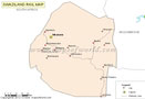 Swaziland Rail Map