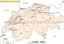 Switzerland Rail Map