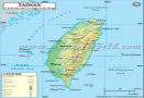 Taiwan Lat Long Map