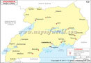 Uganda Cities Map