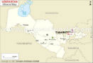 Uzbekistan Mineral Map