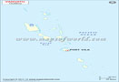 Vanuatu Outline Map