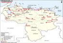 Venezuela Airports Map