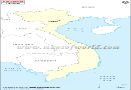 Vietnam Outline Map