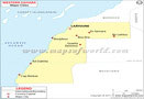 Western Sahara Cities Map