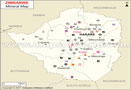Zimbabwe Mineral Map