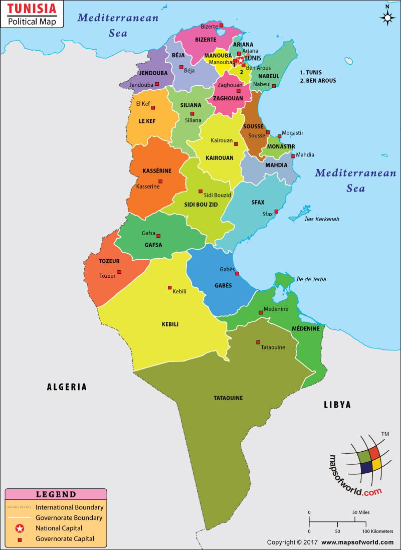 tunisie-carte