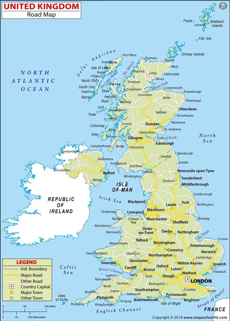 United Kingdom Map