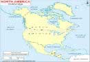 North America Outline Map