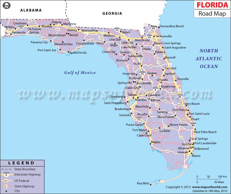 map of florida cities. map of florida cities and