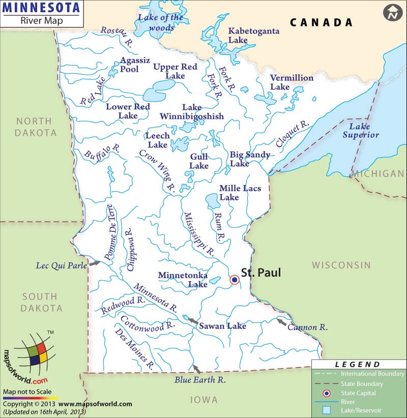 Usa Map Minnesota