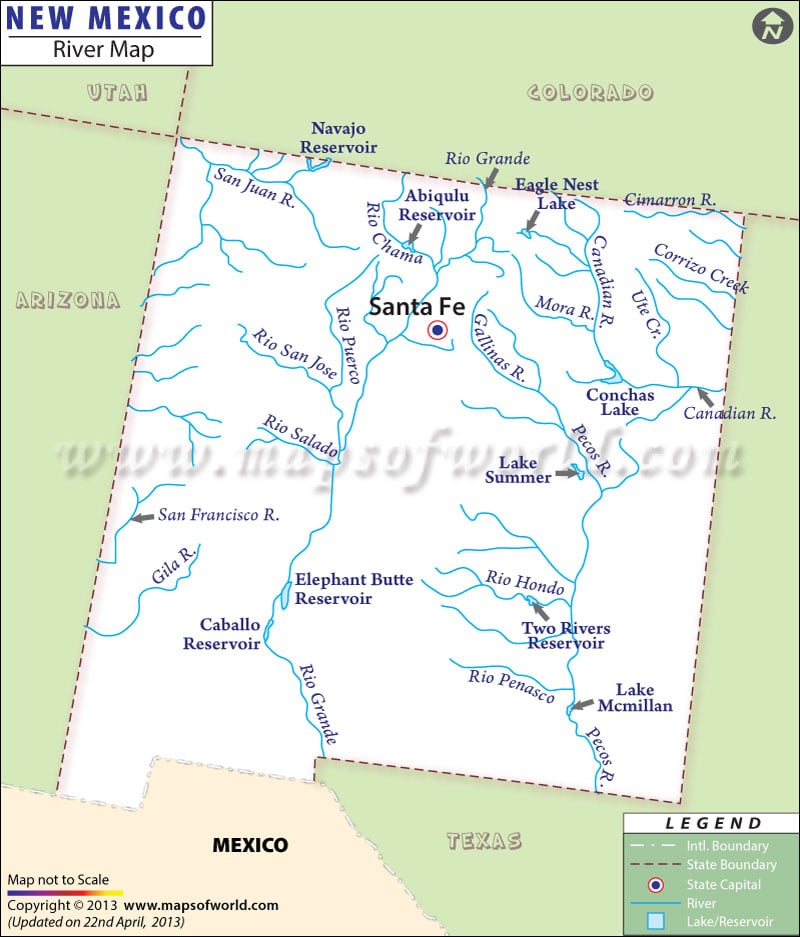 Map New Mexico