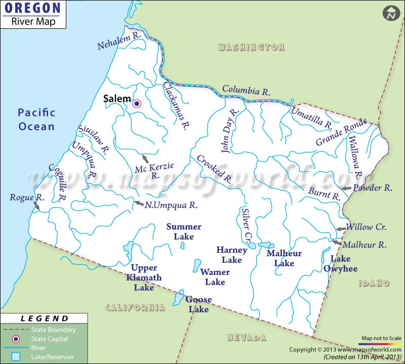 oregon maps photograph