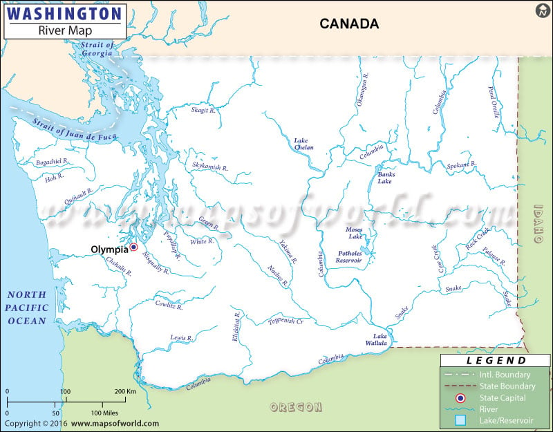 Washington State Counties Map Game