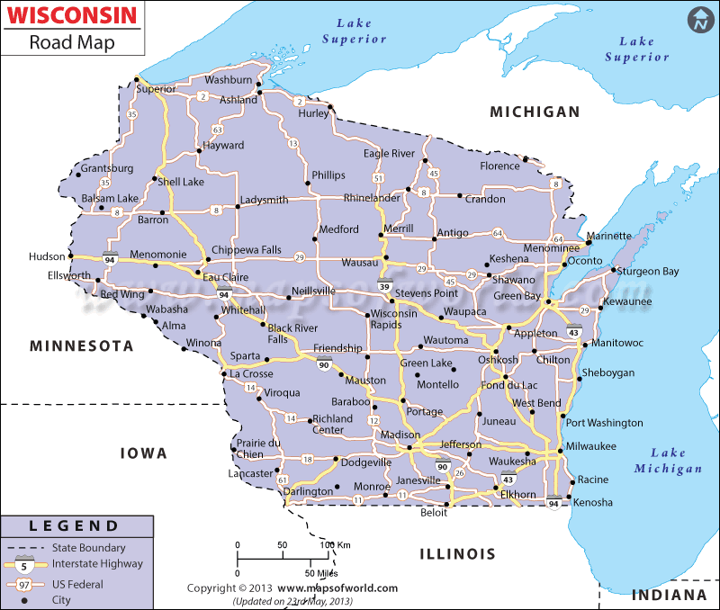 Map Wisconsin