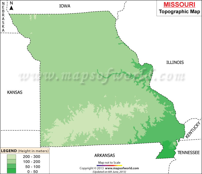 Topographic Maps Missouri