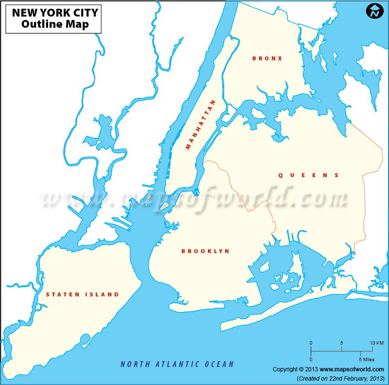 Us Map New York City