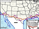 US Interstate 10 Map