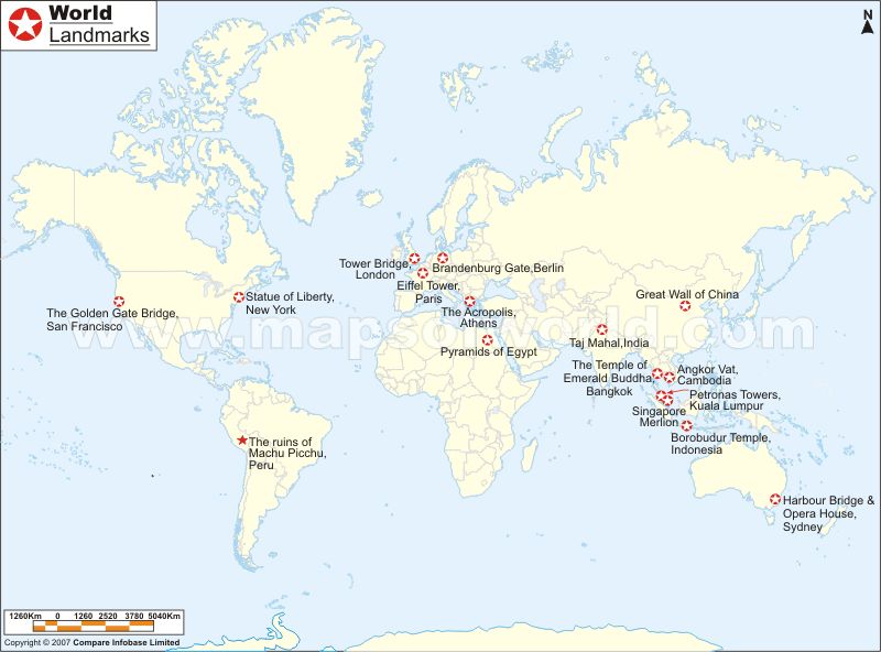 Landmark Enlarged Map
