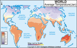 Averages Temperature January