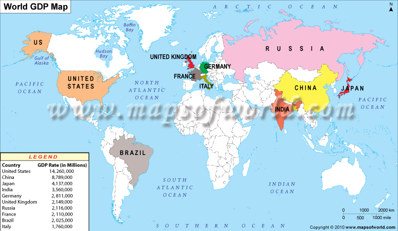 World GDP Map