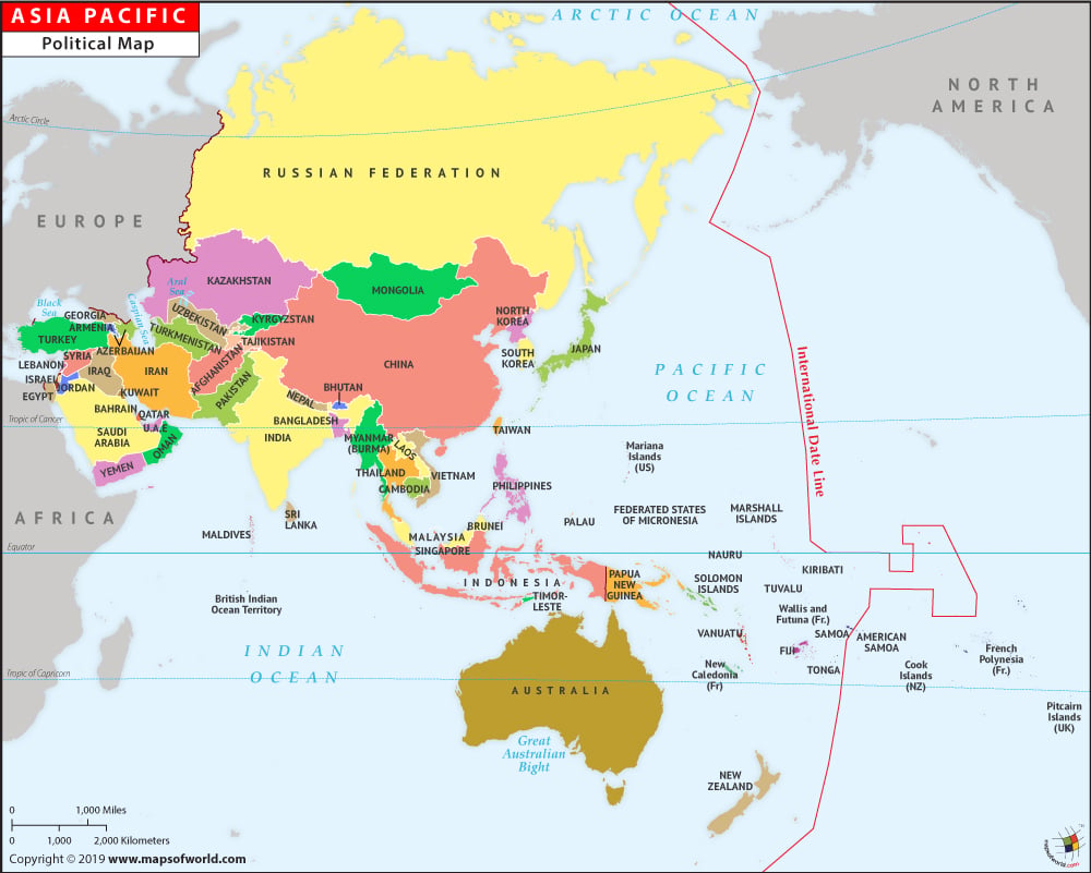 Lee Lee Clothes Map Of Asia Pacific Region