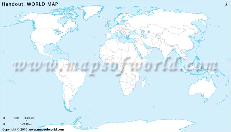 World Map Handout