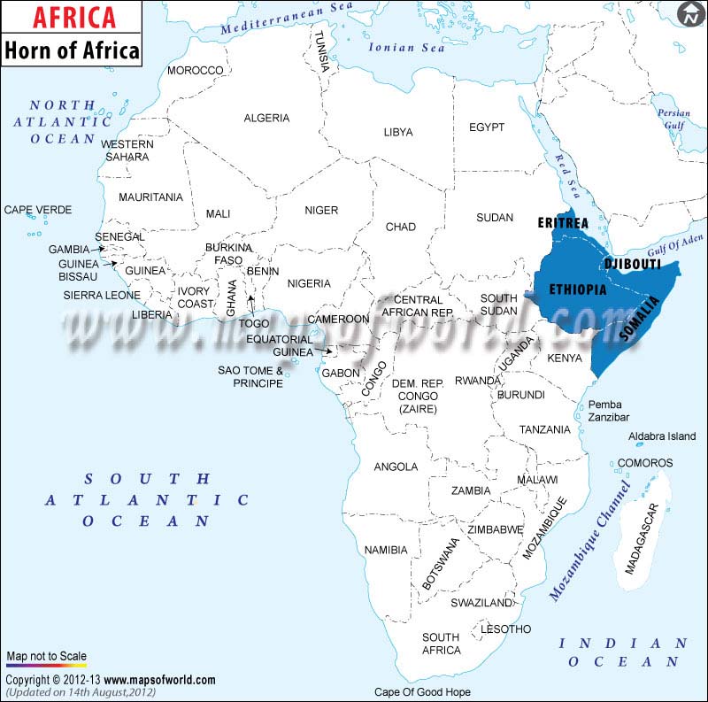 Horn of Africa Map