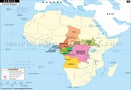 Map of Central Africa