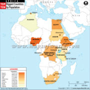 Largest African Countries by Population