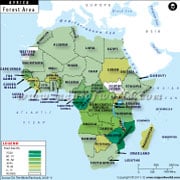 African Countries by Forest Area