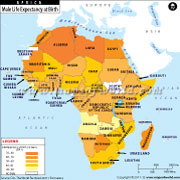 African Countries with Highest Life Expectancy at Birth - Male