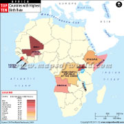 African Countries with Highest Birth Rate