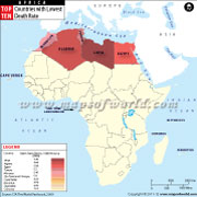 African Countries with Lowest Death Rate