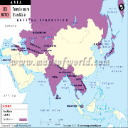 Asian Countries with Sex Ratio less than One